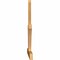 Ekena Millwork Richland Rough Sawn Timber Gable Bracket, Western Red Cedar, 84"W x 42"H x 2"D x 4"F, 12/12 Pitch GBW084X42X0204RIC00RWR - alternate 2